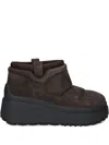 Ash Onix Suede Boots In Brown