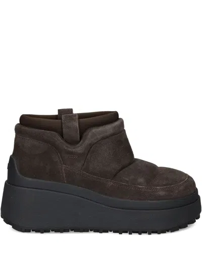 Ash Onix Suede Boots In Brown