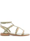 Ash Flat Shoes Green In Green