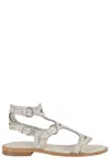Ash Paprika Talc Flat Sandal