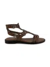 Ash Paprika Sandals With Flat Soles