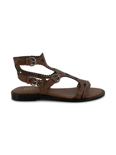 Ash Paprika Sandals With Flat Soles
