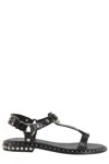 Ash Patsy Stud Ankle Strap Sandal