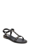 Ash Black Studded Sandals