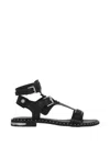 Ash Penny Sandals In Black