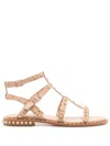 Ash Women's Pepsy Studded Leather Sandals In Neutrals