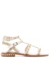 ASH PEPSY STUDDED LEATHER SANDALS