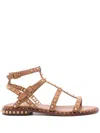 ASH ASH PEPSY STUDDED LEATHER SANDALS