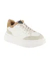 Ash Perforated-logo Chunky Sneakers In White