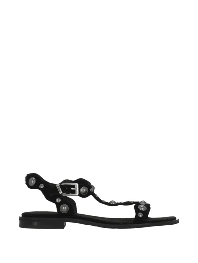 Ash Phanny Sandals In Black