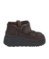 Ash Onyx Ankle Platform Slippers Pull Tab In Multi