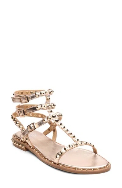 Ash Play 2 Gladiator Sandal In Gold