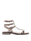 ASH PLAY LEATHER SANDALS WITH DECORATIONS