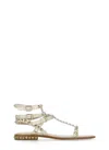Ash Play Sandals In Gold