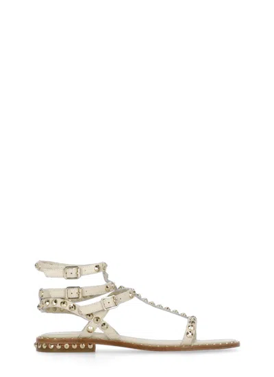 Ash Play Sandals In Gold