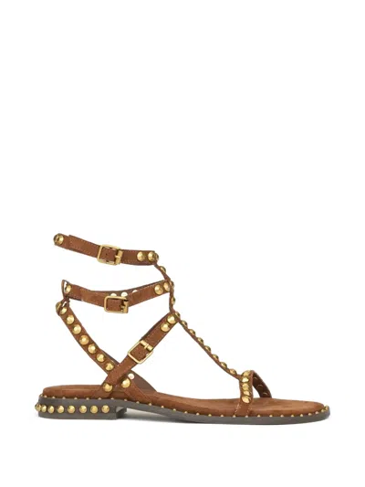 Ash Play Stud-embellished Sandals In Transparent