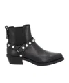 Ash Pointed-toe Ankle Boots In Black
