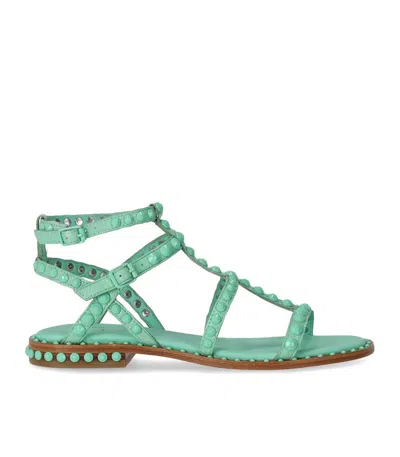 Ash Hype Mint Prescious Bis Sandals In Green