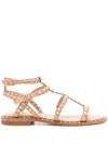 Ash Pacific Leather Sandal In Neutrals