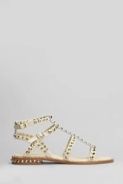 Ash Precious Flats In Beige