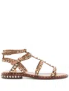 Ash Sandalo Precious Marrone Con Applicazioni In Brown