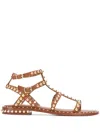 Ash Sandalo Precious Marrone Con Applicazioni In Brown