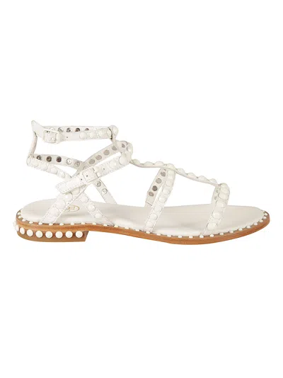 Ash Precious Sandals In Off White