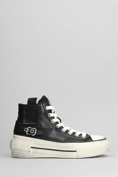 Ash Rage Sneakers In Black Leather
