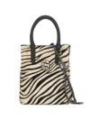 Ash Reggae Zebra-pattern Tote Bag In Multi