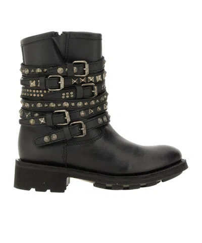 ASH RIVET-DECORATED SHORT BOOTS