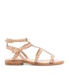 Ash Pacific Leather Sandal In Nude