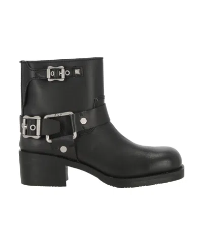 ASH ROUND-HEADED SHORT BOOTS