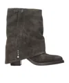Ash Round-headed Short Boots In Black