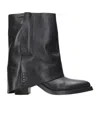 Ash Round-headed Short Boots In Black
