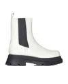 Ash Women's Elite Platform Ankle Booties In White