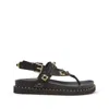 Ash Uteca Stud-embellished Leather Sandals