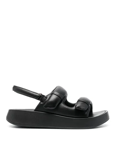 Ash Vinci Black Platform Sandal