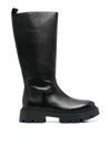Ash Logo Boots In Black