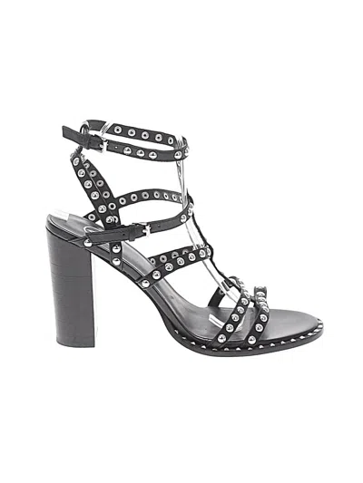 Pre-owned Ash Sandals In Black