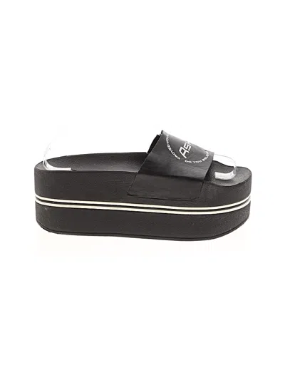 Pre-owned Ash Sandals In Black