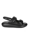 Ash Vinci Black Platform Sandal In Black