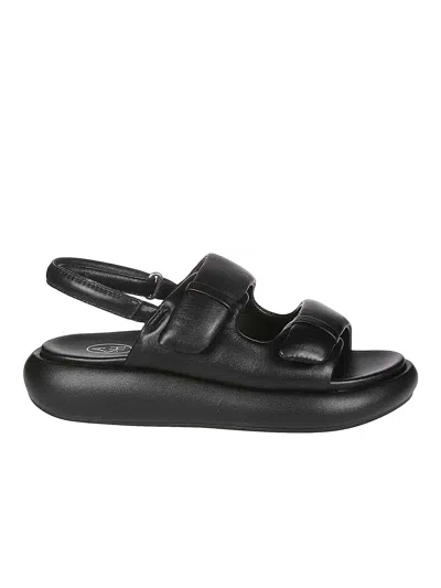 Ash Vinci Black Platform Sandal