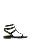 Ash Woman Sandals Black Size 6 Soft Leather