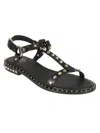 Ash Mini Luxe Sandals For Women In Black Ariel Gold