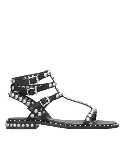 Ash Sandals Black+silver In Multi