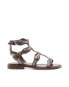 Ash Brown Leather Pacha Sandals