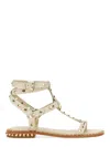 Ash Flat Shoes Beige In White