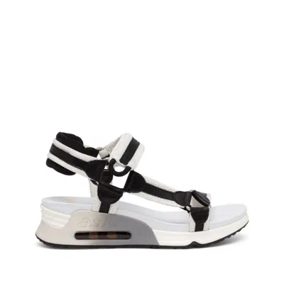 Ash Sandals In Wht/blk