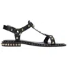 Ash Patsy Stud Ankle Strap Sandal