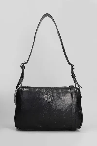 Ash Scoopbis Shoulder Bag In Black Leather